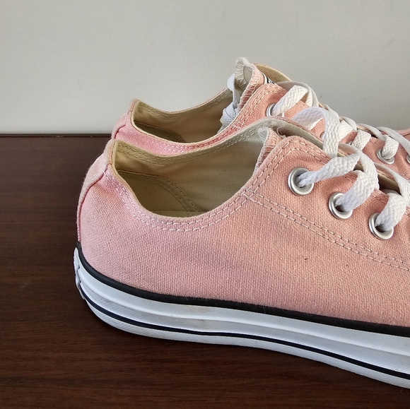 CONVERSE All Star Low Unisex Pink Lace Up Sneakers, Shoes - Picture 3 of 9
